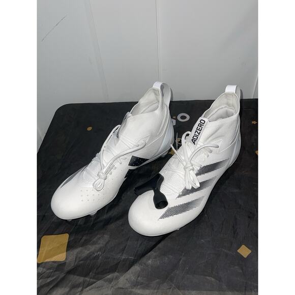 New Men’s 11 Adidas ADIZERO IMPACT+Detachable FOOTBALL CLEATS Cloud White IH7424